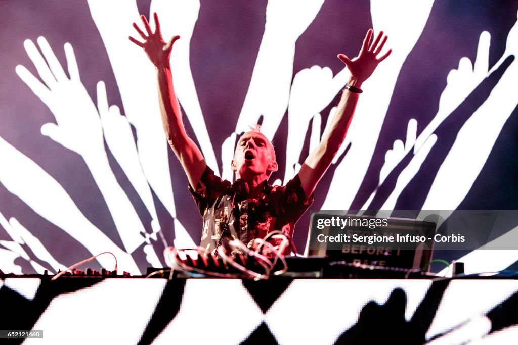 Fatboy Slim Performs In Milan