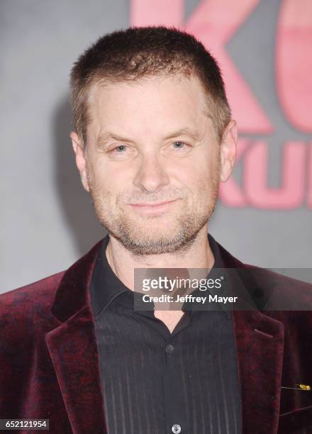 Actor Shea Whigham attends the premiere of Warner Bros. Pictures' 'Kong: Skull Island' at the Dolby Theatre on March 8, 2017 in Hollywood,...