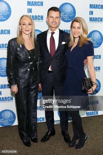 Barbara Winston and guests attend the 4th Annual UN Women For Peace Association Awards Luncheon at United Nations on March 10, 2017 in New York City.