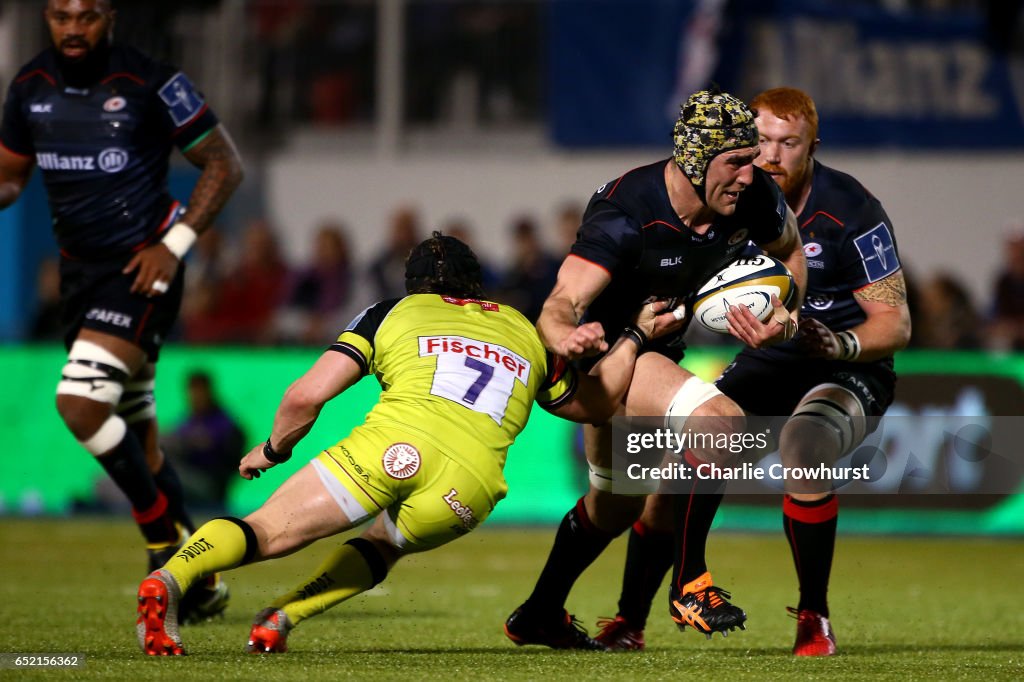 Saracens v Leicester Tigers - Anglo-Welsh Cup: Semi Final