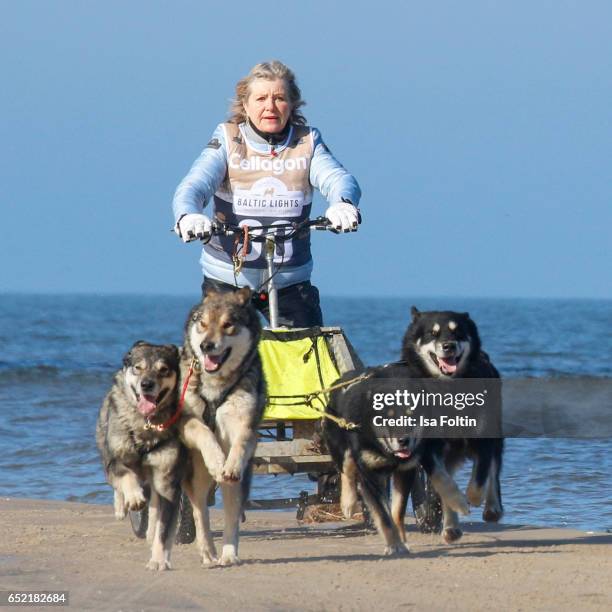 German actress Jutta Speidel attends the 'Baltic Lights' charity event on March 11, 2017 in Heringsdorf, Germany. Every year German actor Till...