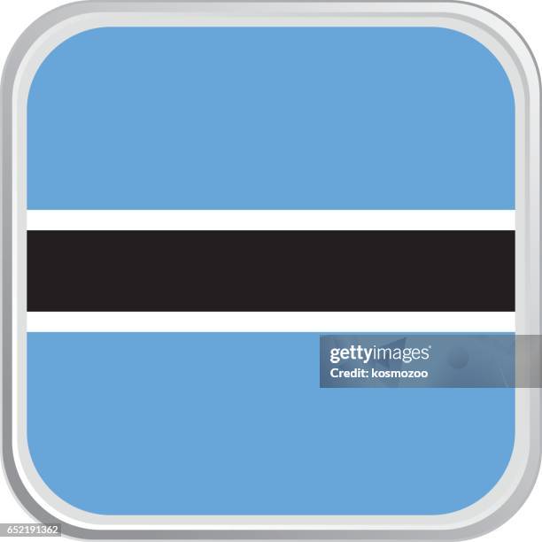 flag botswana - botswana flag stock illustrations