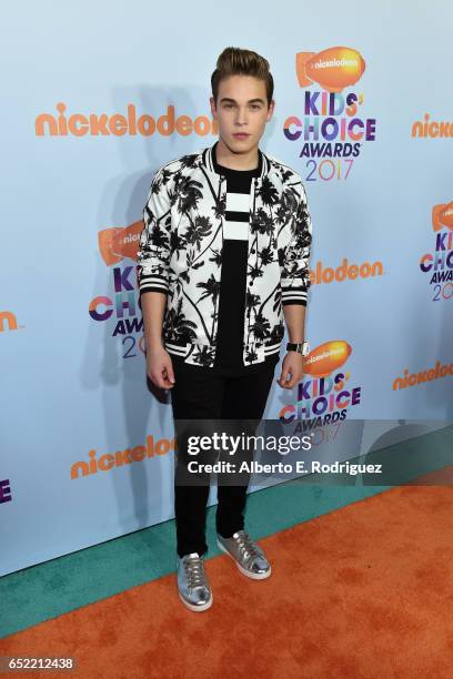 Actor Ricardo Hurtado at Nickelodeon's 2017 Kids' Choice Awards at USC Galen Center on March 11, 2017 in Los Angeles, California.