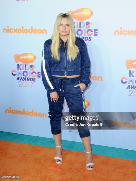 Singer Alli Simpson at Nickelodeon's 2017 Kids' Choice Awards at USC Galen Center on March 11, 2017 in Los Angeles, California.