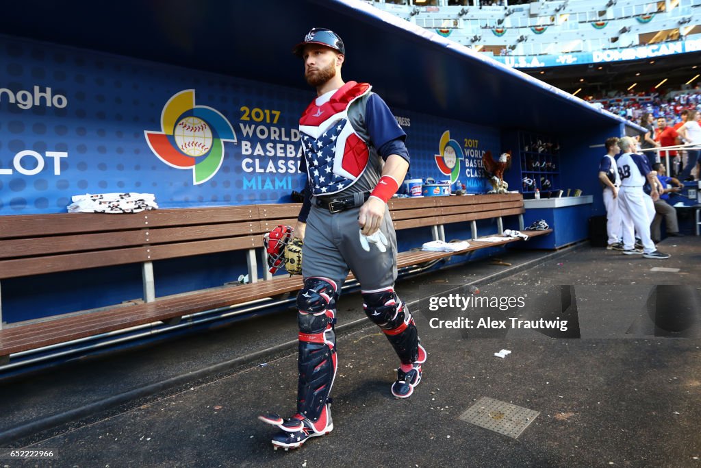 2017 World Baseball Classic Pool C: Game 4 - USA v. Dominican Republic