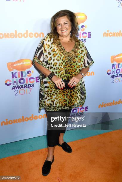 Personality Abby Lee Miller at Nickelodeon's 2017 Kids' Choice Awards at USC Galen Center on March 11, 2017 in Los Angeles, California.