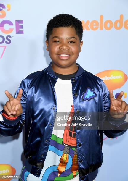 Actor Benjamin Flores Jr. At Nickelodeon's 2017 Kids' Choice Awards at USC Galen Center on March 11, 2017 in Los Angeles, California.