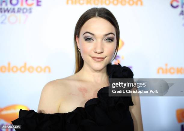 Actor Violett Beane at Nickelodeon's 2017 Kids' Choice Awards at USC Galen Center on March 11, 2017 in Los Angeles, California.