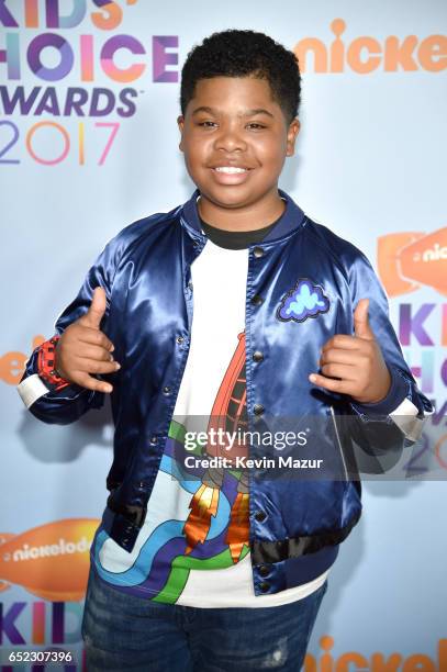 Actor Benjamin Flores Jr. At Nickelodeon's 2017 Kids' Choice Awards at USC Galen Center on March 11, 2017 in Los Angeles, California.