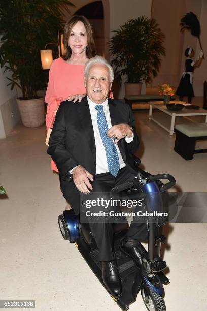 Mary Anne and Don Shula attend the Four Seasons Hotel at The Surf Club Grand Opening on March 11, 2017 in Surfside, Florida.