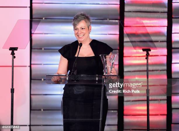 Of Product Development at Target Alexis Kantor accepts award on behalf of Target at the Family Equality Council's Impact Awards at the Beverly...