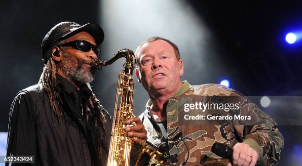 Ali Campbell of UB40 performs during Mardi Gras celebration at Universal Orlando on March 11, 2017 in Orlando, Florida.