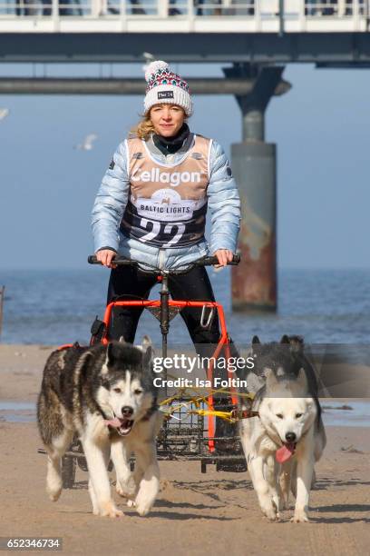 German actress Johanna Klante attends the 'Baltic Lights' charity event on March 11, 2017 in Heringsdorf, Germany. Every year German actor Till...