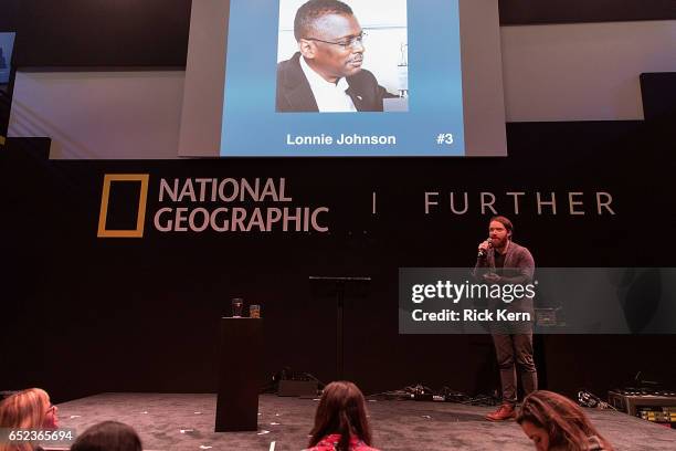 Seth Porges speaks onstage during National Geographic Presents Nerd Nite at SXSW 2017 on March 11, 2017 in Austin, Texas.