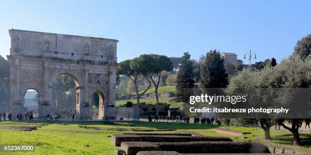 arch of septimius severus rome - arch of septimus severus 個照片及圖片檔