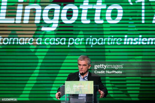 Sergio Chiamparino speaks at Lingotto17 event to support Matteo Renzi. He is the current President of Piedmont from 2014, and was the mayor of Turin,...