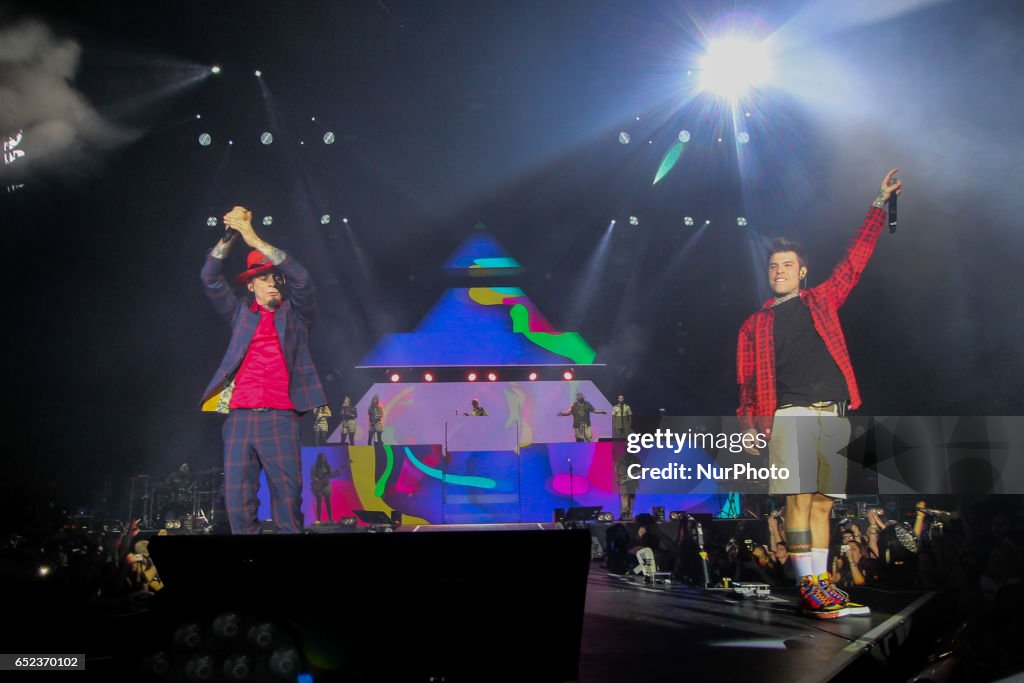 Fedez and J.Ax in a Sold Out concert in Turin