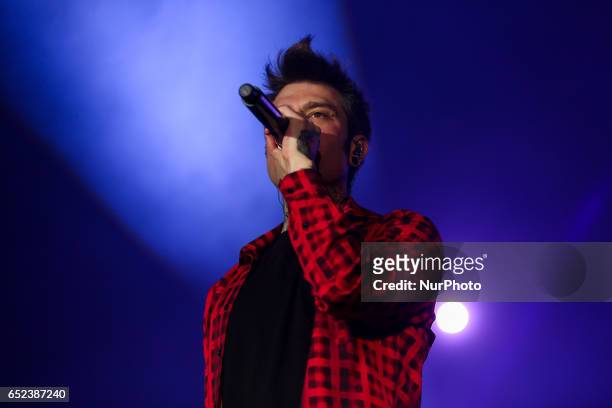 Italian rapper Fedez and J.Ax opened their resounding &quot;Comunisti col rolex tour&quot; with an expected sold out at Pala Alpitour of Turin,...