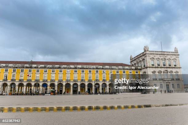 palácio da ribeira、・ パソかパコ、リスボン、ポルトガル - terreiro do paço ストックフォトと画像