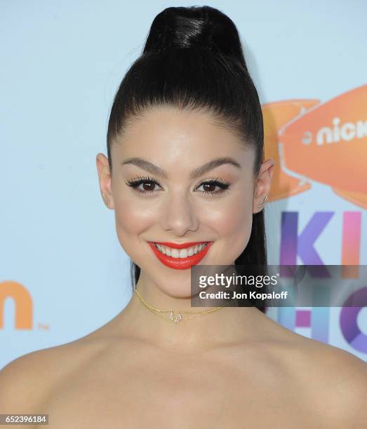 Actress Kira Kosarin arrives at the Nickelodeon's 2017 Kids' Choice Awards at USC Galen Center on March 11, 2017 in Los Angeles, California.