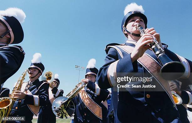 marching band - marching band stock pictures, royalty-free photos & images