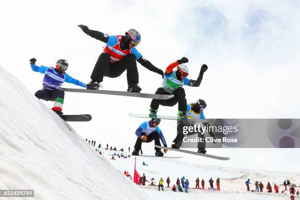 Luca Matteotti of Italy, Alex Pullin of Australia, Alex Deibold of the United States, Kevin Hill of Canada and Hagen Kearney of the United States...