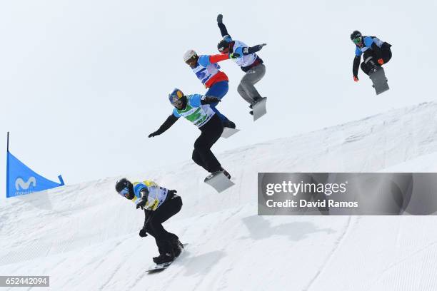 Hagen Kearney of the United States, Alex Pullin of Australia, Markus Schairer of Austria, Shinya Momono of Japan and Duncan Campbell of New Zealand...