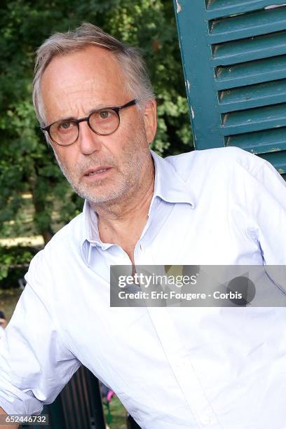 Actor Fabrice Luchini poses during a portrait session in Paris, France on .