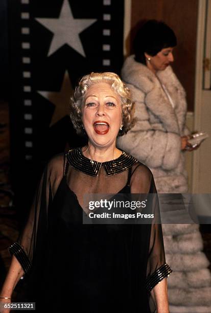 Eleanor Powell attends the American Film Institute's Salute to Fred Astaire circa 1981 in Los Angeles, California.