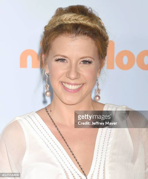 Actress Jodie Sweetin arrives at the Nickelodeon's 2017 Kids' Choice Awards at USC Galen Center on March 11, 2017 in Los Angeles, California.