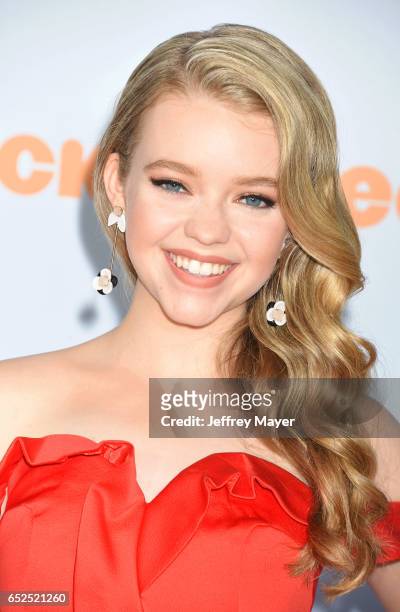 Actress Jade Pettyjohn arrives at the Nickelodeon's 2017 Kids' Choice Awards at USC Galen Center on March 11, 2017 in Los Angeles, California.