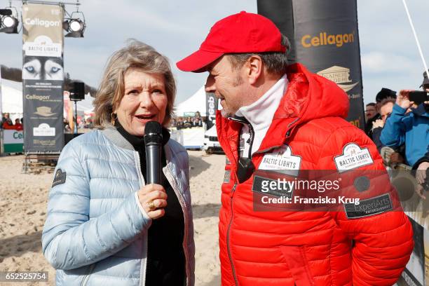German actress Jutta Speidel and german actor Till Demtroeder attend the 'Baltic Lights' charity event on March 12, 2017 in Heringsdorf, Germany....