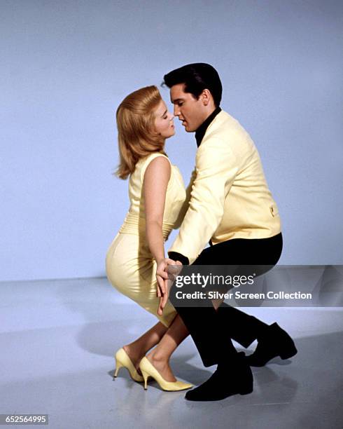 Ann-Margret as Rusty Martin and Elvis Presley as Lucky Jackson in the musical film 'Viva Las Vegas', 1964.