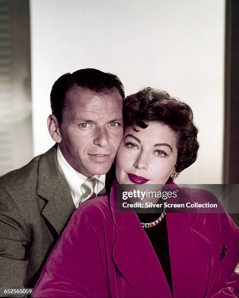 American actors and singers Frank Sinatra and Ava Gardner , circa 1953. The couple were married between 1951 and 1957.