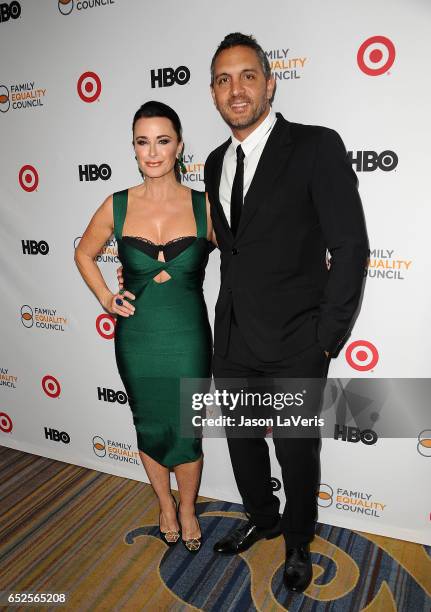 Kyle Richards and Mauricio Umansky attend Family Equality Council's annual Impact Awards at the Beverly Wilshire Four Seasons Hotel on March 11, 2017...