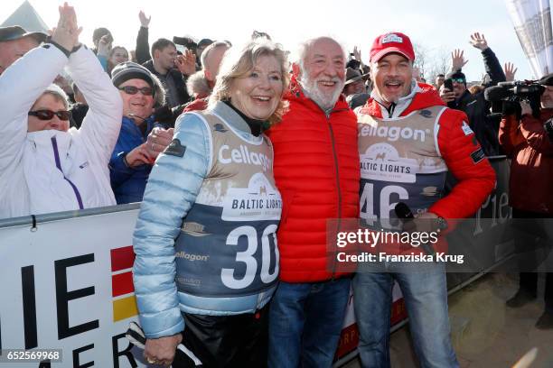Till Demtroeder, Dieter Hallervorden and Jutta Speidel attend the 'Baltic Lights' charity event on March 11, 2017 in Heringsdorf, Germany. Every year...