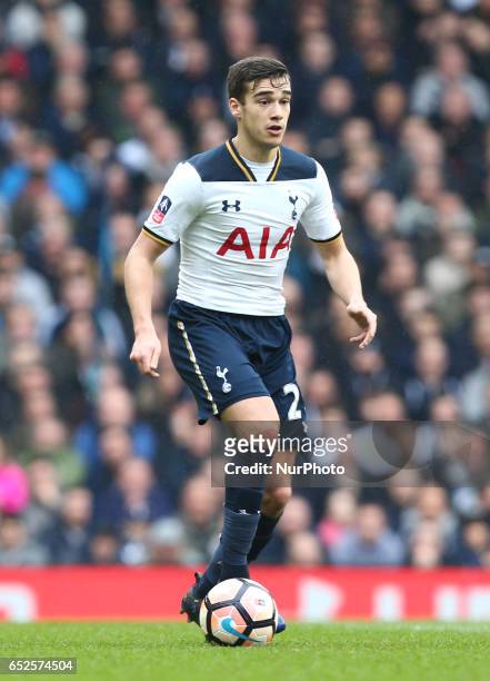 Tottenham Hotspur's Harry Winks during the The Emirates FA Cup - Sixth Round match between Tottenham Hotspur and Millwall at White Hart Lane, London,...