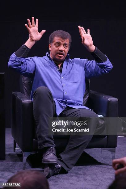 Neil deGrasse Tyson speaks onstage at the "Nat Geo Further Base Camp" at SXSW 2017 - Day 3 on March 12, 2017 in Austin, Texas.