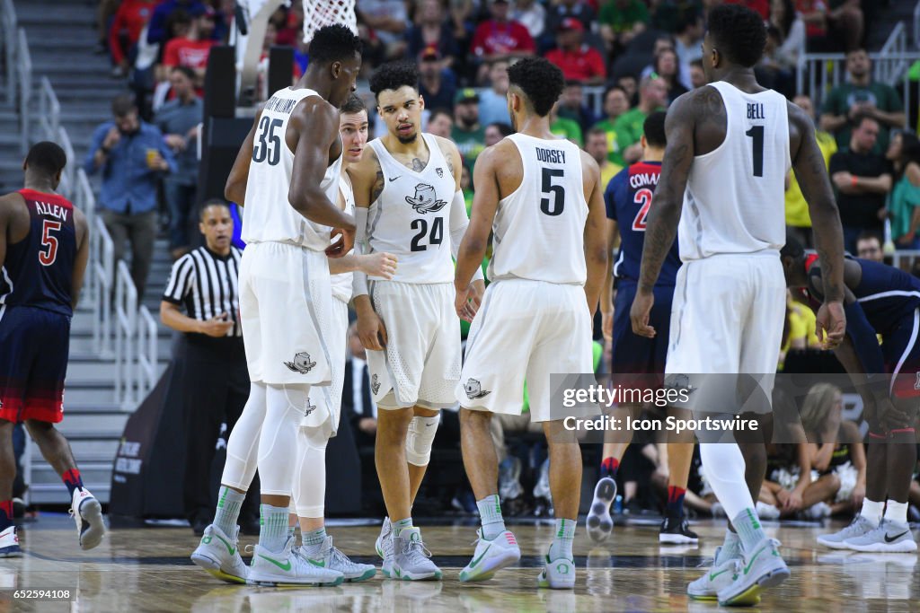 COLLEGE BASKETBALL: MAR 11 PAC-12 Tournament - Oregon v Arizona