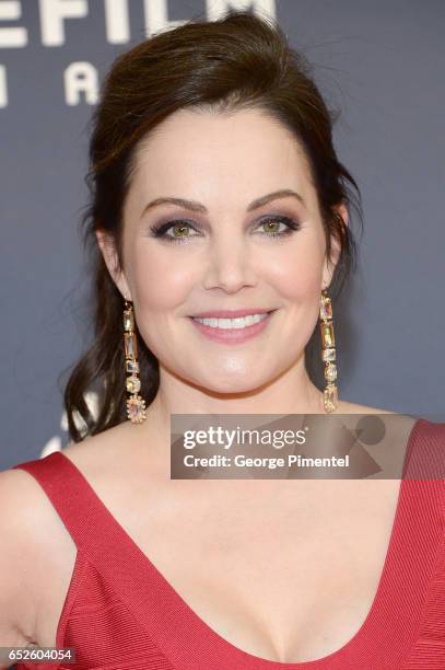 Erica Durance attends 2017 Canadian Screen Awardsat Sony Centre For Performing Arts on March 12, 2017 in Toronto, Canada.