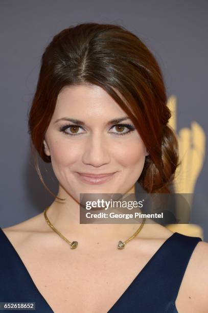 Elise Bauman attends 2017 Canadian Screen Awards at Sony Centre For Performing Arts on March 12, 2017 in Toronto, Canada.