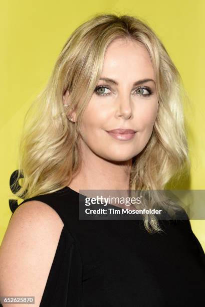 Charlize Theron attends the Film premiere of "Atomic Blonde" during the 2017 SXSW Conference And Festivals at the Paramount Theater on March 12, 2017...