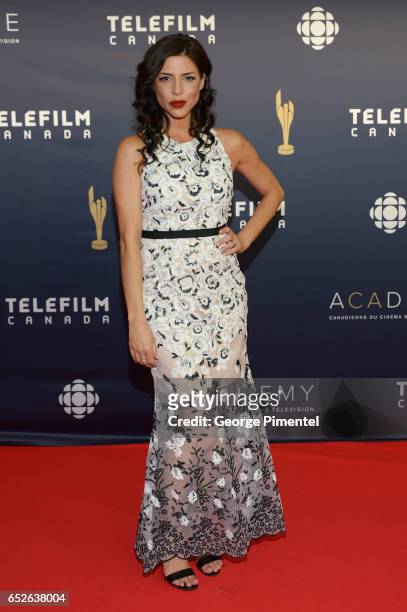 Cindy Sampson attends 2017 Canadian Screen Awards at Sony Centre For Performing Arts on March 12, 2017 in Toronto, Canada.