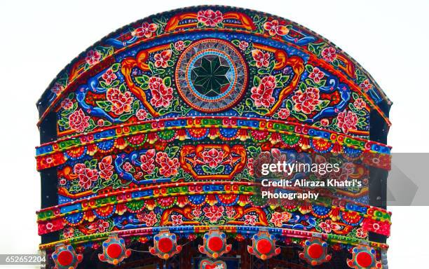 Details Of Colourful Road Queens Of Pakistan High-Res Vector Graphic