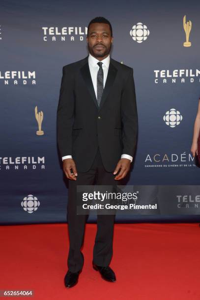 Lyriq Bent attends 2017 Canadian Screen Awards at Sony Centre For Performing Arts on March 12, 2017 in Toronto, Canada.