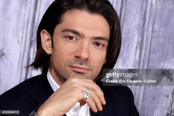 French cellist Gautier Capucon, brother of the violinist Renaud Capucon, poses during a portrait session in Paris, France on .