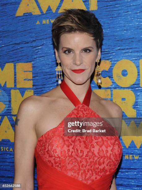 Actor Jenn Colella attends the "Come From Away" Broadway Opening Night After Party at Gotham Hall on March 12, 2017 in New York City.