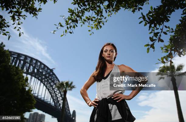 Ella Nelson poses during the Australian Athletics Championships Launch on March 13, 2017 in Sydney, Australia.