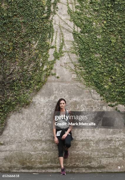 Ella Nelson poses during the Australian Athletics Championships Launch on March 13, 2017 in Sydney, Australia.