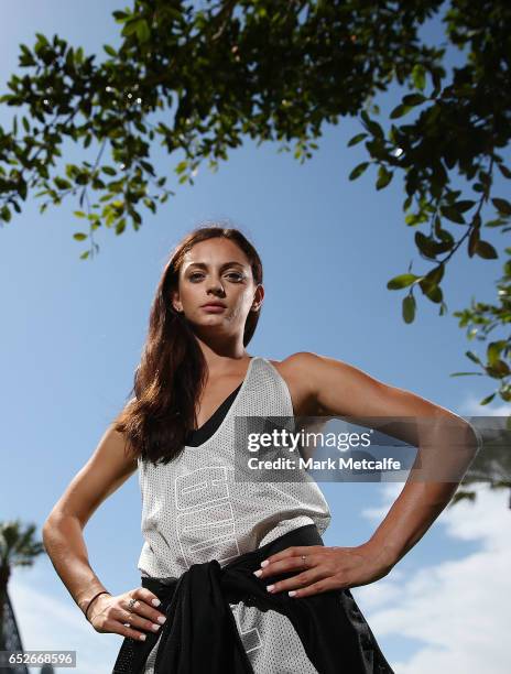 Ella Nelson poses during the Australian Athletics Championships Launch on March 13, 2017 in Sydney, Australia.